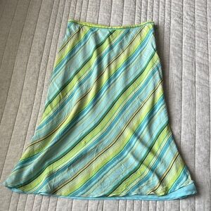 Y2K Striped Multicolor Skirt